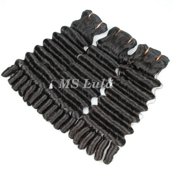 Deep Wave Virgin Human Hair Double Drawn Bundles - Image 3